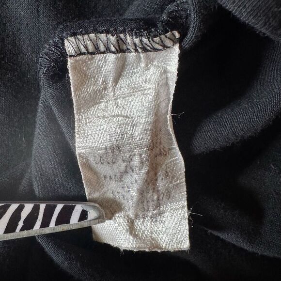 Vintage Tripp NYC Size XL Safety Pin Cutout Long Sleeve Tee Black Punk Rock Goth - Picture 6 of 6